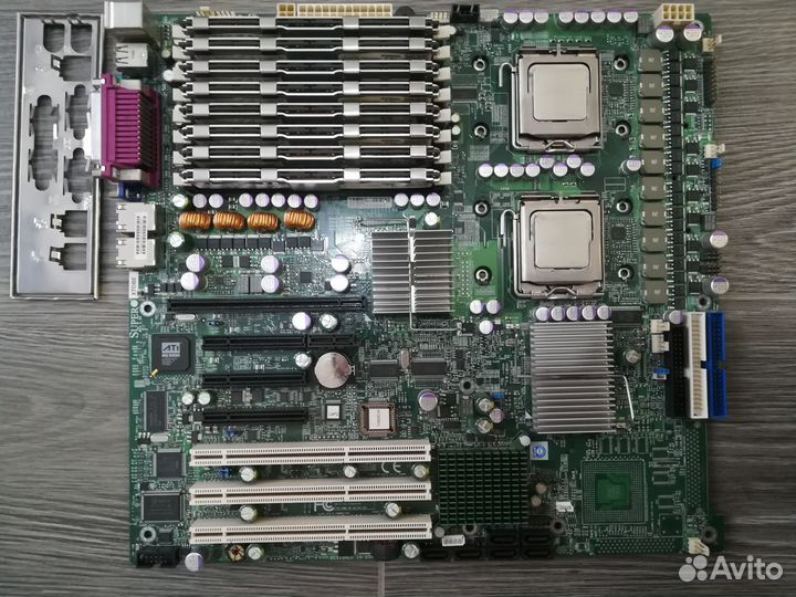 Supermicro X7DBE с комплектом