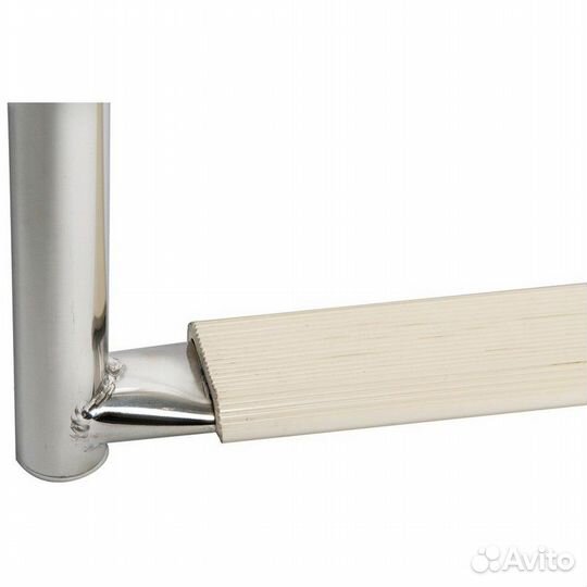 Трап складной узкий для крепления на кормовой части 3 ступеньки 630х220мм из нержавеющей стали aisi3