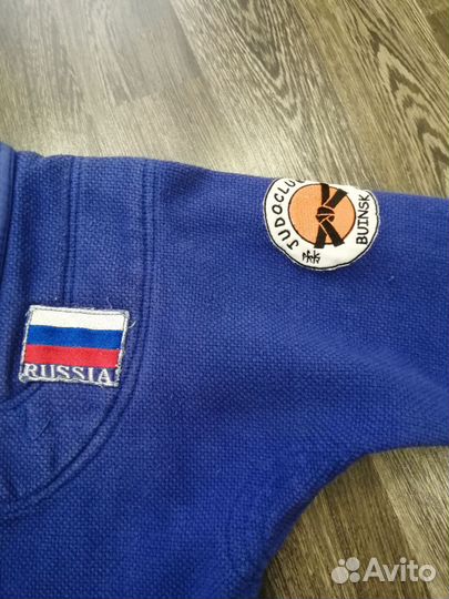 Кимоно для дзюдо синее