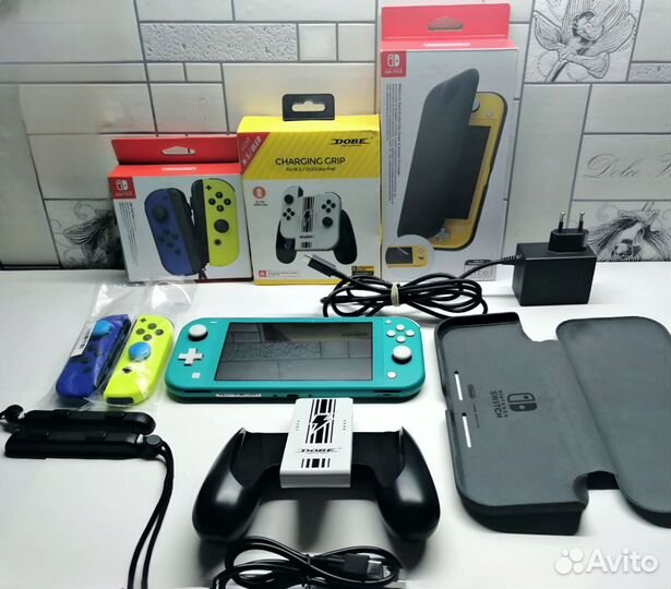 Nintendo switch lite 256+32gb прошитая/Комплект