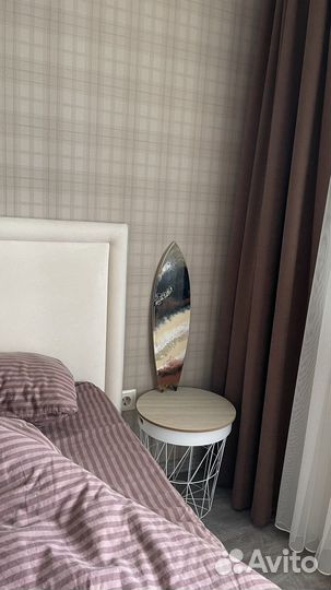 Панно картина сёрф из эпоксидной смолы 60 см