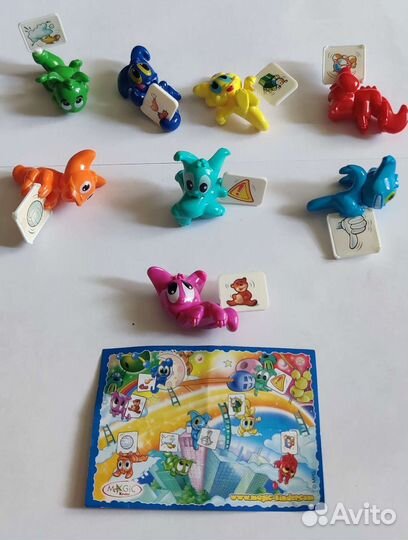 Полные серии и почти полные серии kinder киндер