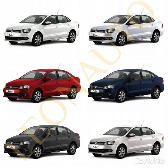 Капот все цвета на VW Polo 5 2010-2020