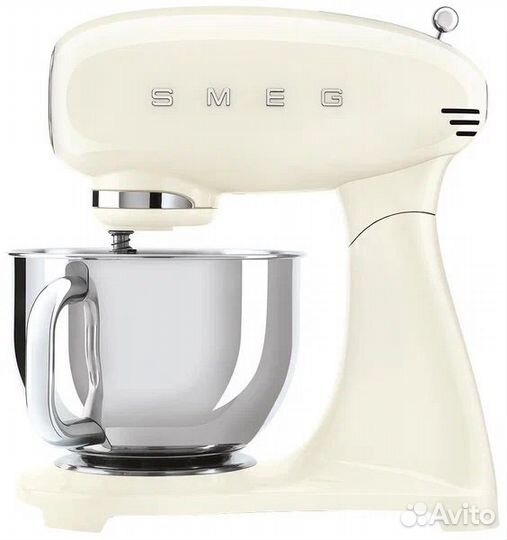Планетарный миксер Smeg, кремовый, SMF03creu