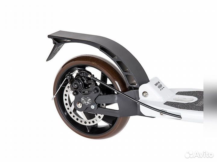 Самокат TT Ram white, ручной дисковый тормоз