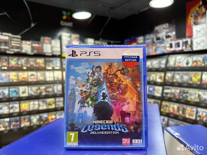 Игры для PS5: Minecraft Legends Deluxe Edition (Ру