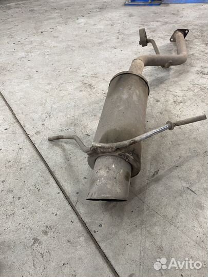 Глушитель прямоточный банка