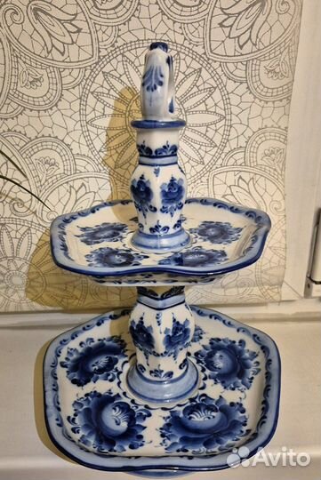 Набор посуды гжель