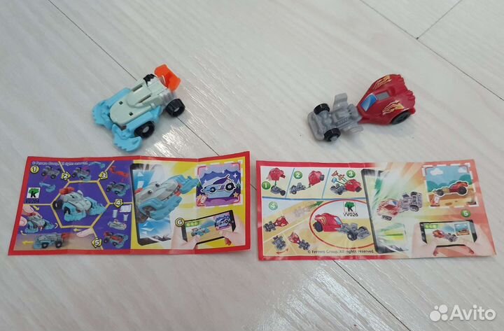 Kinder машины мотоциклы самолеты обмен