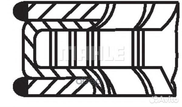 Кольца поршневые d85x1.2x1.5x2.5 STD (1) Citroen