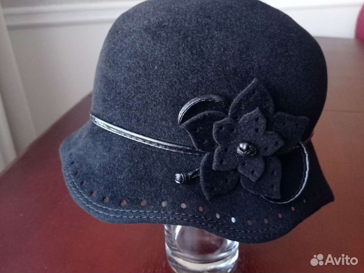 Шляпа фетровая женская