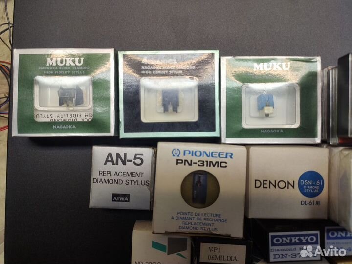 Иглы вставки для виниловых проигрывателей