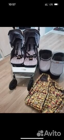 Коляска для двойни mountain buggy