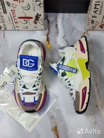 Кроссовки женские D&G Pink Multi