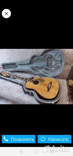Бас гитара акустическая Fender kingman