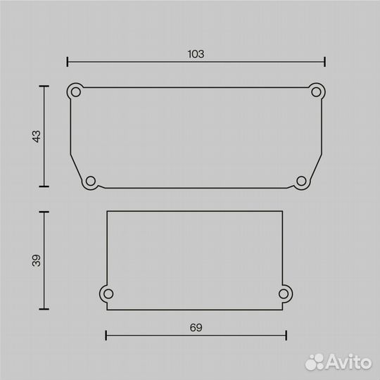 Комплектующие Maytoni ALM012EC-SC-B