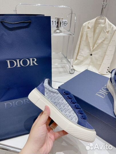 Кеды Dior синие