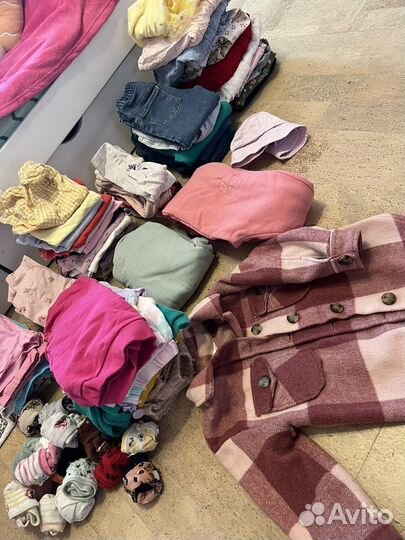 Детские вещи на девочку пакетом 86 92 98