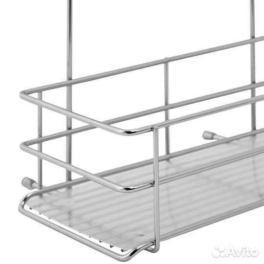 Полка для рейлинга Stick 25.2x16.7x18 см, сталь, ц