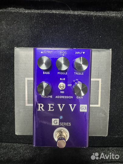 Гитарная педаль Revv G3 овердрайв/distortion