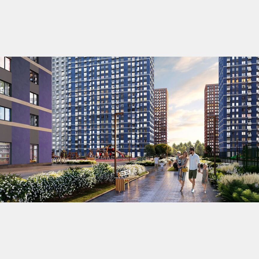 Квартира-студия, 37,3 м², 3/23 эт.
