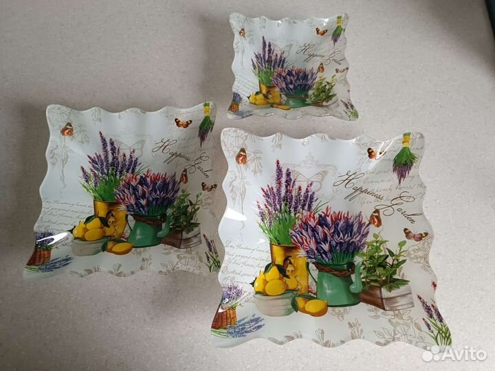 Набор салатников стеклянных