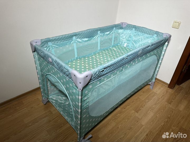 Комплект манеж - кровать Happy Baby Martin, слипик