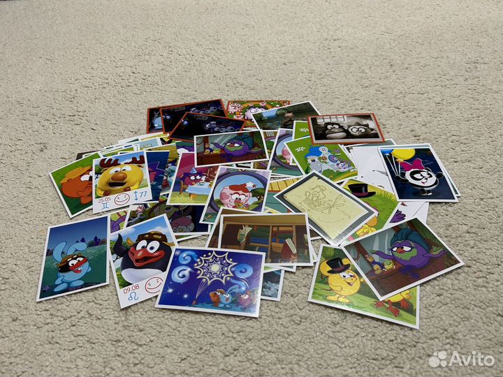 Наклейки Смешарики Panini