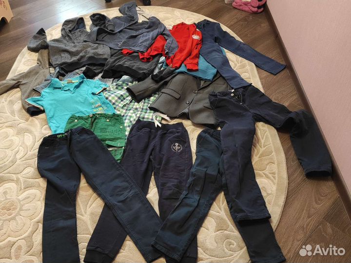 Пакет вещей для мальчика от 122 до 140