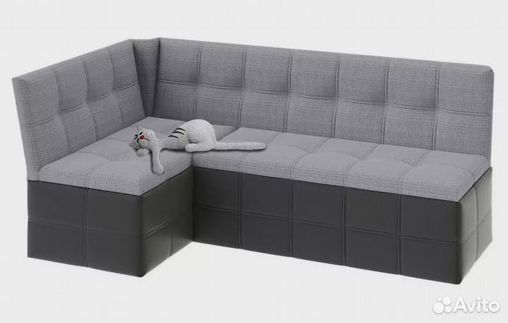 Угловой кухонный диван Домино (Токио) дизайн 2