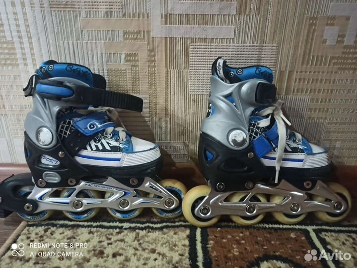 Роликовые коньки детские раздвижные