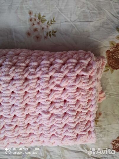 Плед детский плюшевый