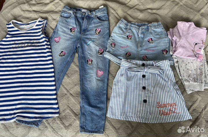 Продам пакет вещей на девочку 128размера