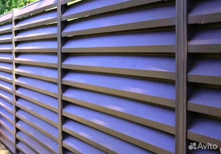Заборы жалюзи новые
