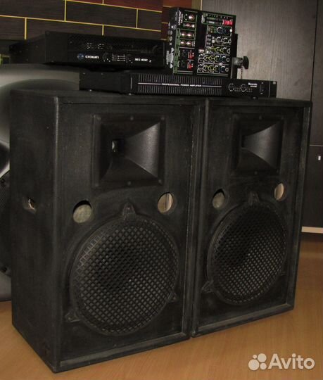 Колонки FA-Pro 1000W 2ш Усилитель Микшер BT FX USB