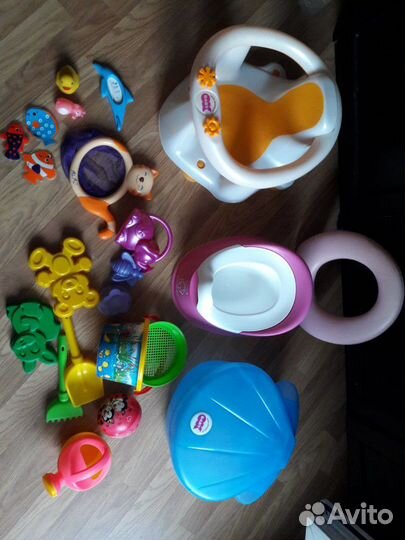 Сиденье для ванны ok baby горшок корзина