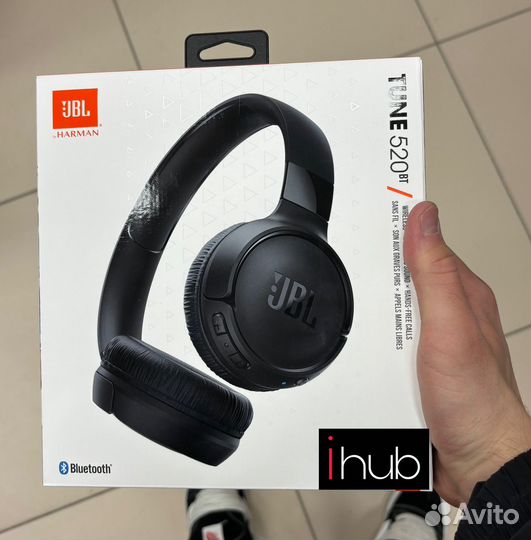 Беспроводные наушники jbl tune 520bt