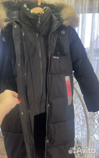 Пальто детское зимнее