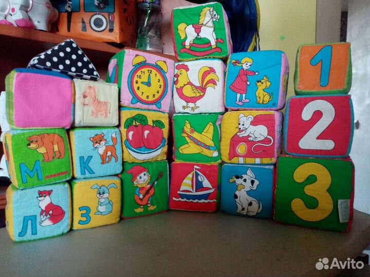 Кубики мякиши мягкие