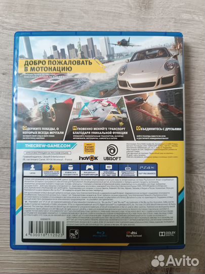 The crew 2 ps4 диск