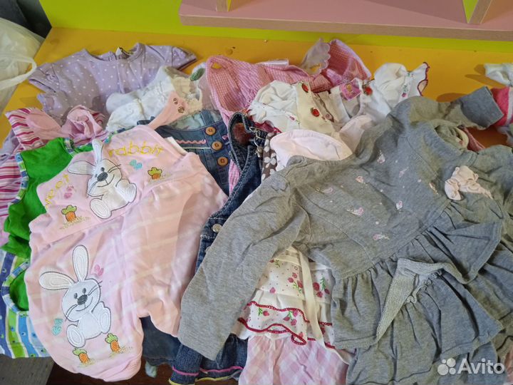 Вещи пакетом для девочки 62 68