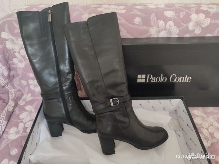 Сапоги женские 36 размер натуральная кожа