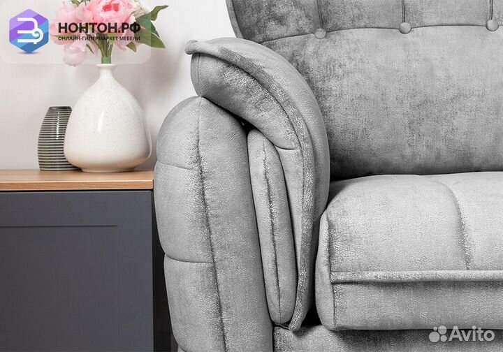 Диван тик-так Дорис серый