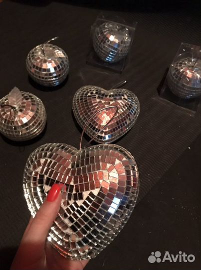 Шар зеркальный на елку,декор,дискошар