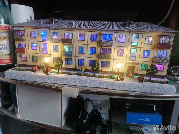 Диорама жилой дом