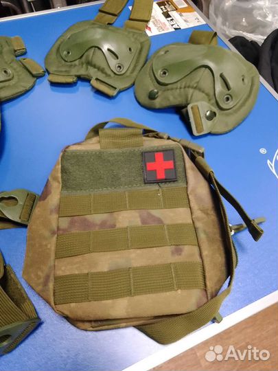Аптечка отрывная тактическая в цвете Мох