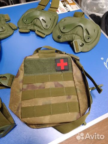 Аптечка отрывная тактическая в цвете Мох