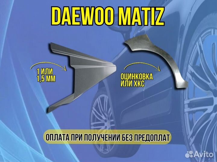 Ремкомплект порогов Hyundai Getz