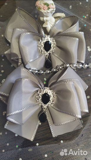 Резинки заколки ручная работа