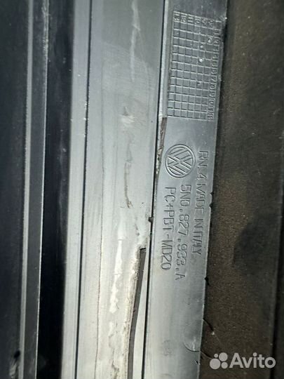 Спойлер на volkswagen tiguan 1